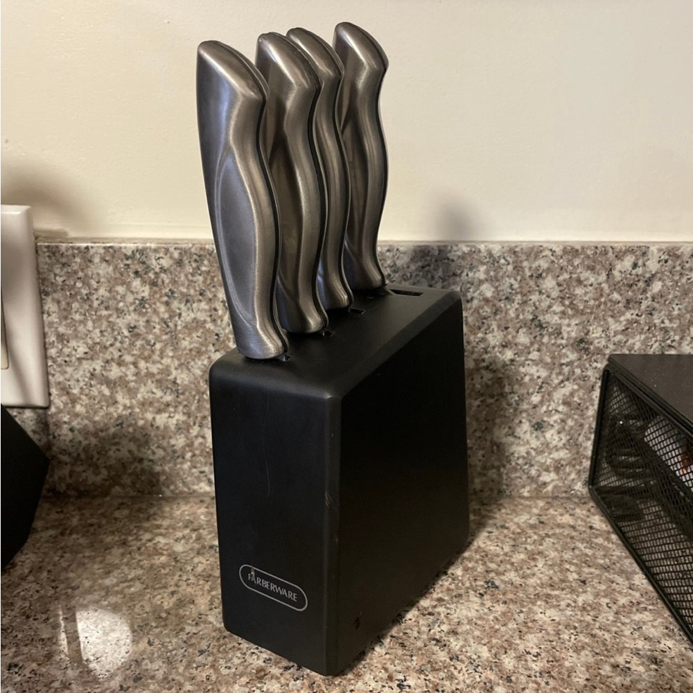 FarberWare Stainless Steel 5 Piece Cutlery Set
